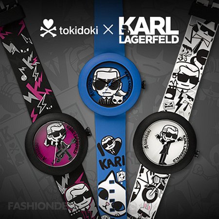 Karl Lagerfeld聯(lián)手日本潮牌Tokidoki 推KARL Pop腕表