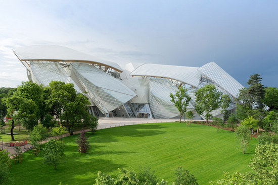 路易威登基金会将于10月向公众开放 由建筑师Frank Gehry设计