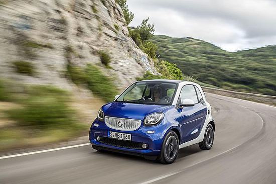 奔馳smart官方發布2015款fortwo和forfour車型
