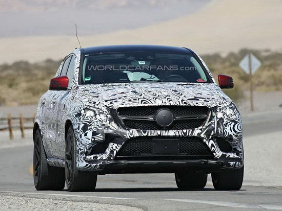 奔馳ML Coupe AMG測試諜照曝光 新車將于三季度發布