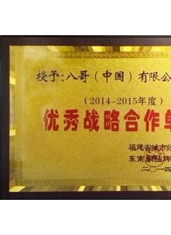 BAGE（八哥）被评为“东南网品牌信誉频道优秀战略合作单位”