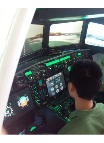 睿联嘉业A380飞行模拟器2014北京科技周“最受公众喜爱”
