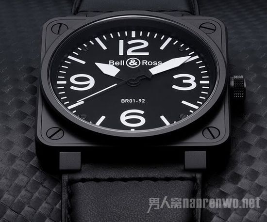 柏莱士AVIATION系列BR 01-92 CARBON腕表