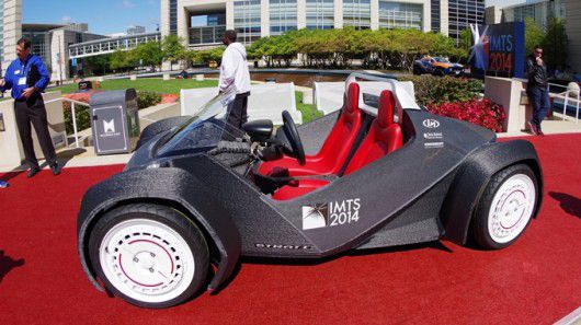 世界首輛3D打印汽車 44小時即完成！