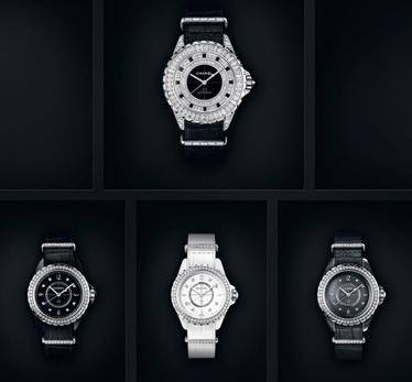 Chanel腕表J12系列再添性成员 全新J12-G.10腕表中性而优雅