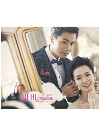 戚薇&李承铉甜蜜演绎婚纱大片