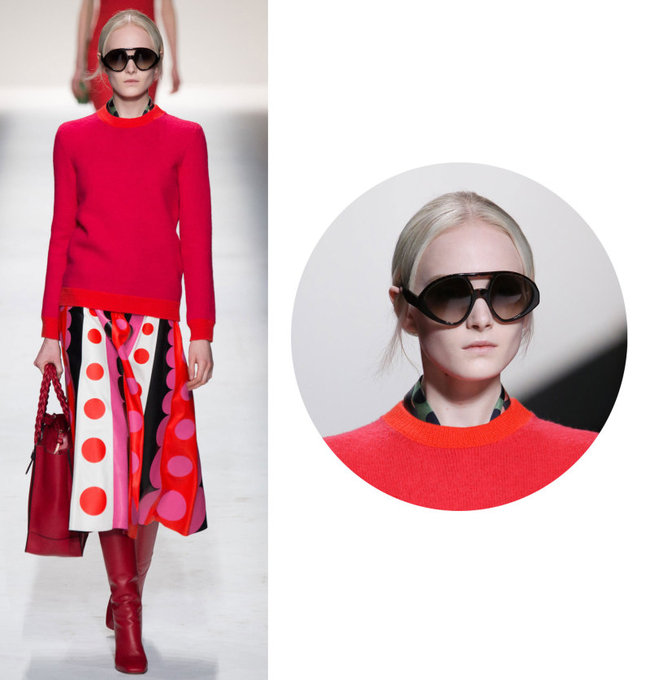 Valentino2014秋冬Maskaviator系列太阳镜