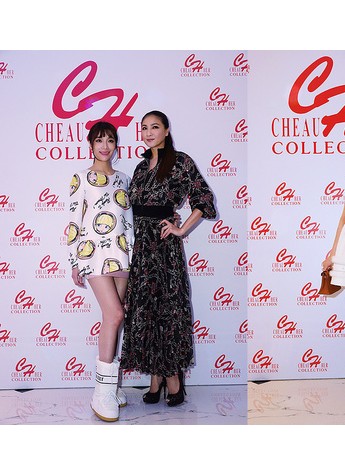 拉丁女王劉真亮相巧合服飾2015秋冬新品時裝周