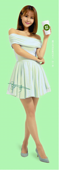 大黄蜂女郎孙一奇 代言潮牌咖啡“量子泡沫”