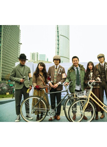 700Bike“美術館”“百花”亮相成都復古騎行