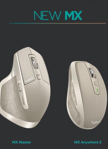罗技无线鼠标MX Master、无线便携鼠标MX Anywhere2新色发布