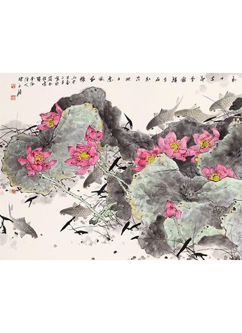 沪上艺术品市场的一抺亮色：岭南画派