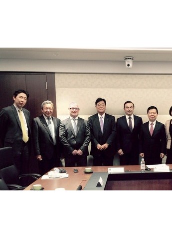 曾庆洪与卡洛斯•戈恩会晤，展望广汽三菱未来发展