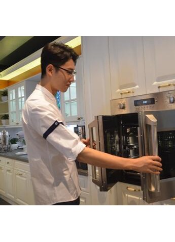 GE家电中国体验店亮相世界首款全空间热风烤箱