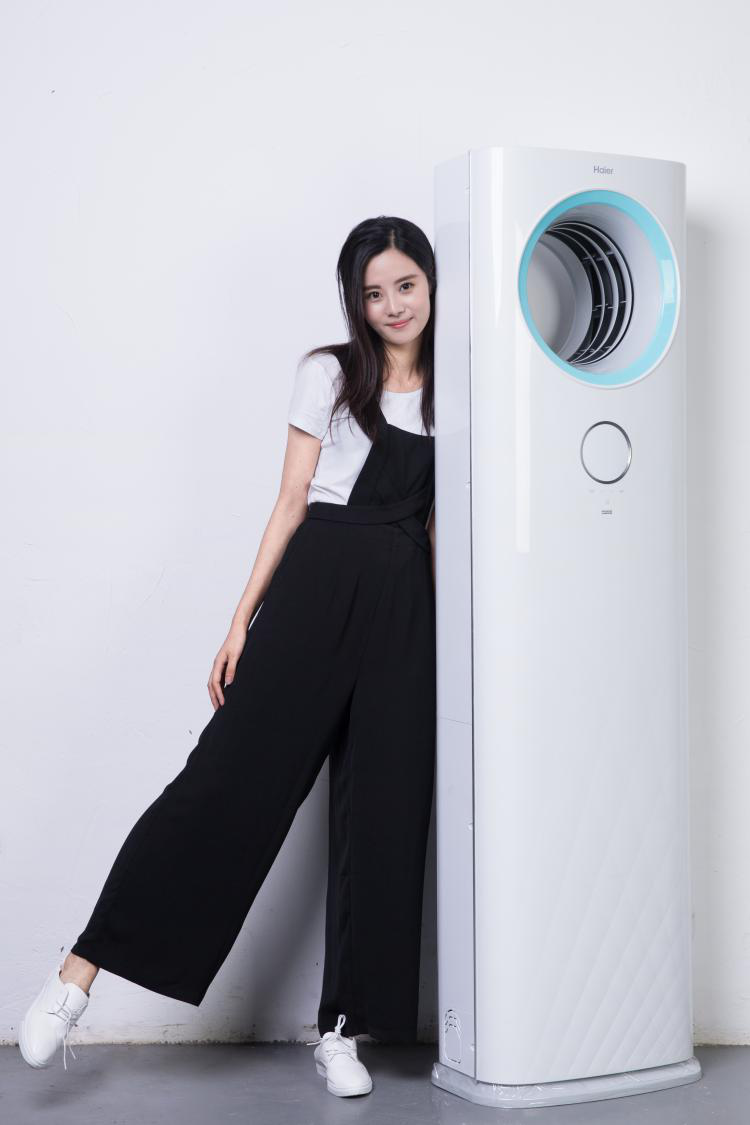 百变女神隋雨蒙公开新CP:海尔天樽空调