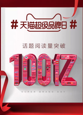 100亿话题阅读量，天猫超级品牌日创造新纪录