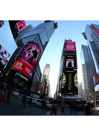 知名美妝美容儀器“黑科技”AMIRO雙11震撼紐約時代廣場