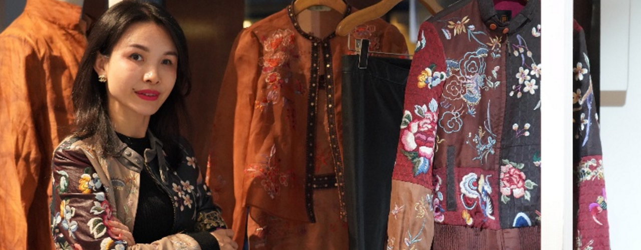 时尚艺术家凌睿婉受邀参加意大利“中国非遗文化艺术展”