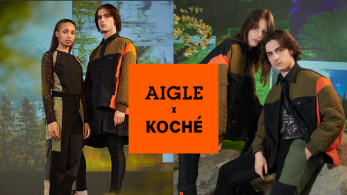 AIGLE X KOCHÉ设计师联名“巴黎时装周秀款”限量发售！