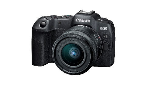 輕松玩轉Vlog 佳能推出普及型全畫幅專微相機EOS R8和RF24-50mm F4.5-6.3 IS STM標準變焦鏡頭