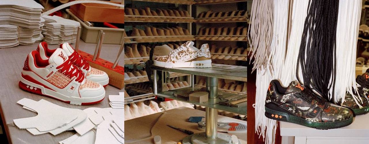 路易威登“白色画布：LV Trainer运动鞋合作系列”