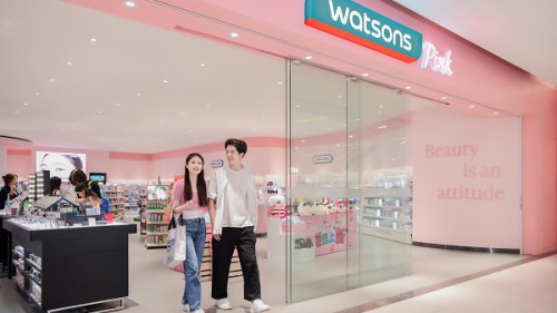 屈臣氏推出全新Watsons Pink概念店 粉色夢幻美學空間詮釋美之新境