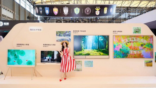 息屏即畫廊！海信羅馬假日藝術電視AWE吸睛，更有新品R7Q亮相