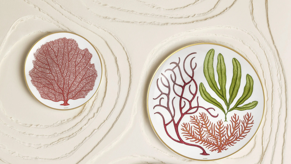 爱马仕全新发布Natures Marines海洋秘境餐瓷系列