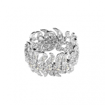 Feather Eternity Ring