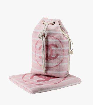 粉色毛巾包