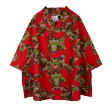 2012秋冬系列红色印花外套