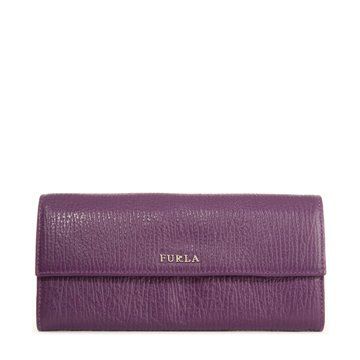 紫色长款钱包