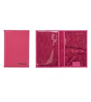 粉色皮革卡片夹