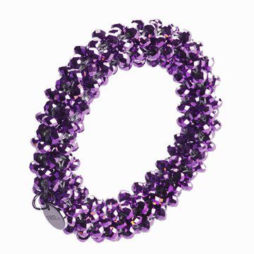 紫色水晶手链