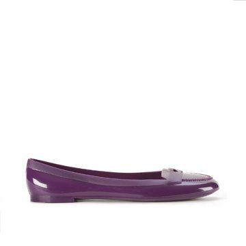 紫色平底鞋