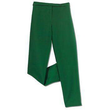 绿色长裤
