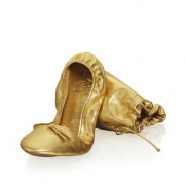 AdR for 系列金色芭蕾鞋