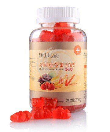 静佳多种维生素软糖（草莓味） 2.5g×80粒
