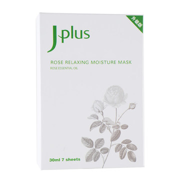 Jplus玫瑰保湿水凝面膜