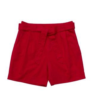 红色短裤