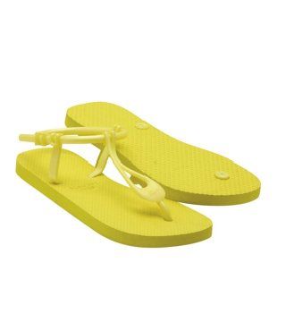 Lemara黄色橡胶凉鞋