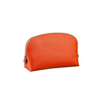 橘红色皮革钱包