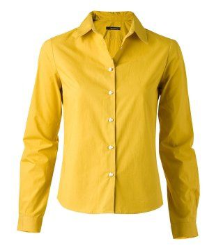 柠黄色衬衫