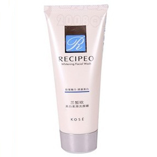兰皙欧Recipeo美白柔滑洗颜霜