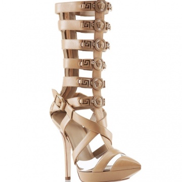 Mid-High Gladiator Open-Sandals